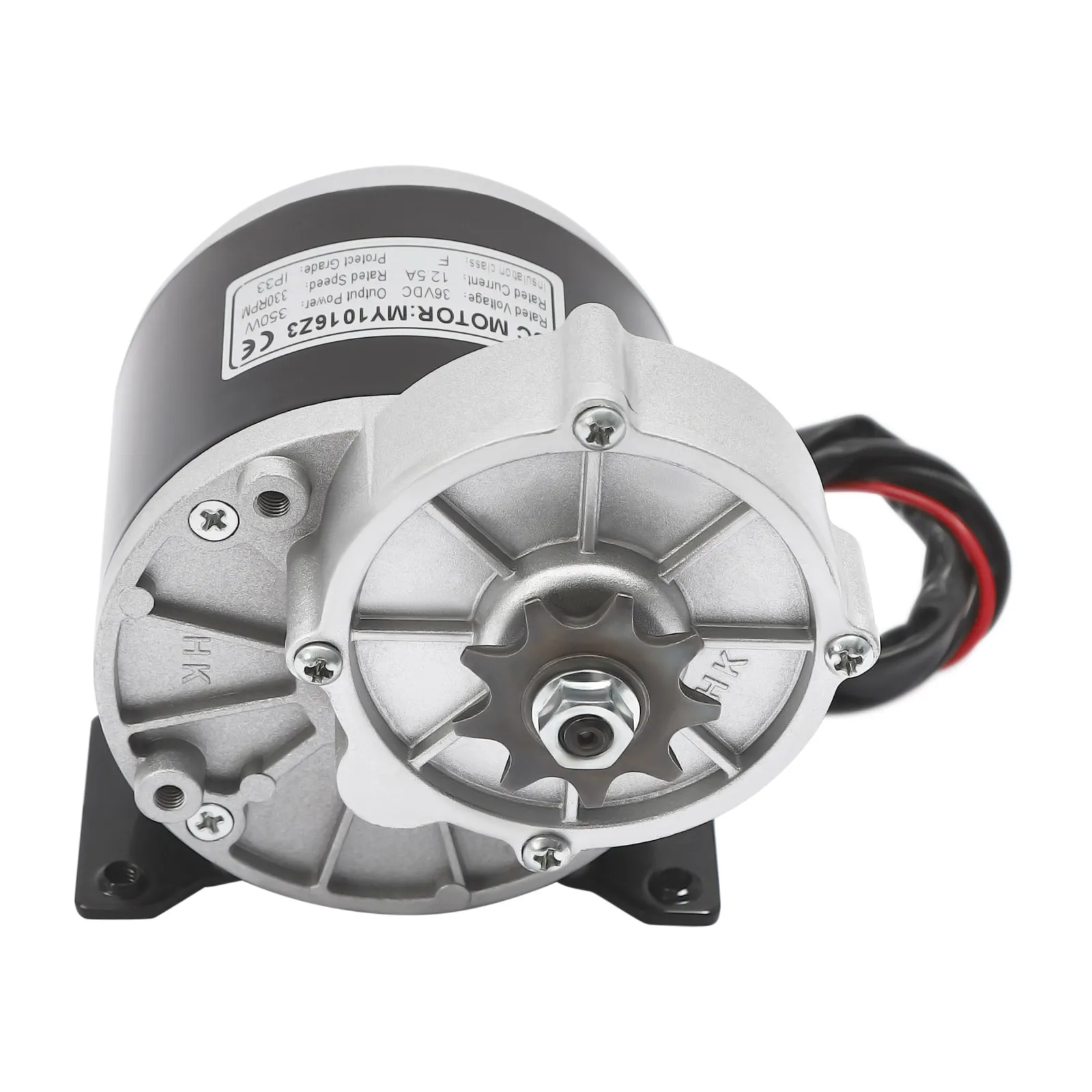 24V/250W 36V/350W Electric Scooter Conversion Kit 10" Dual Wheels Brush Gear Motor Drive Air Wheel w/Reverse Gear+Thumb Throttle