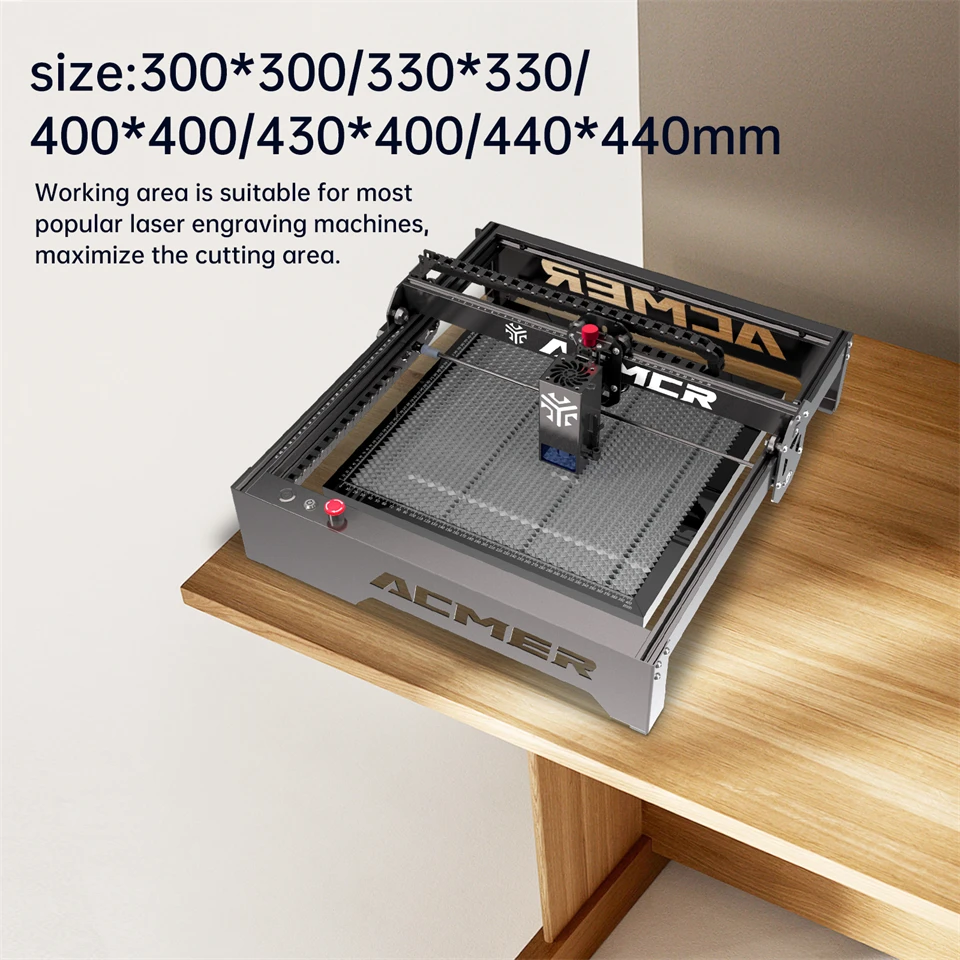 ACMER Laser Engraving Honeycomb Working For CO2 CNC Diode Laser Engraver Cutting Machine Honeycomb Bed 400X400mm 440X440mm