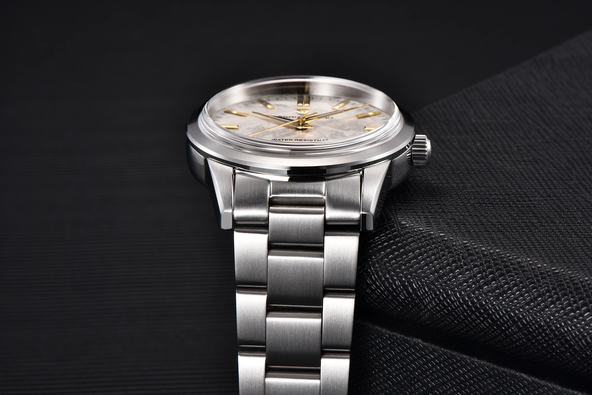 PAGANI DESIGN Men's 40mm Stainless Steel Quartz Watch, Blue Dial, Sapphire Crystal, VH31 Movement, 100m Water Resistant PD-1734