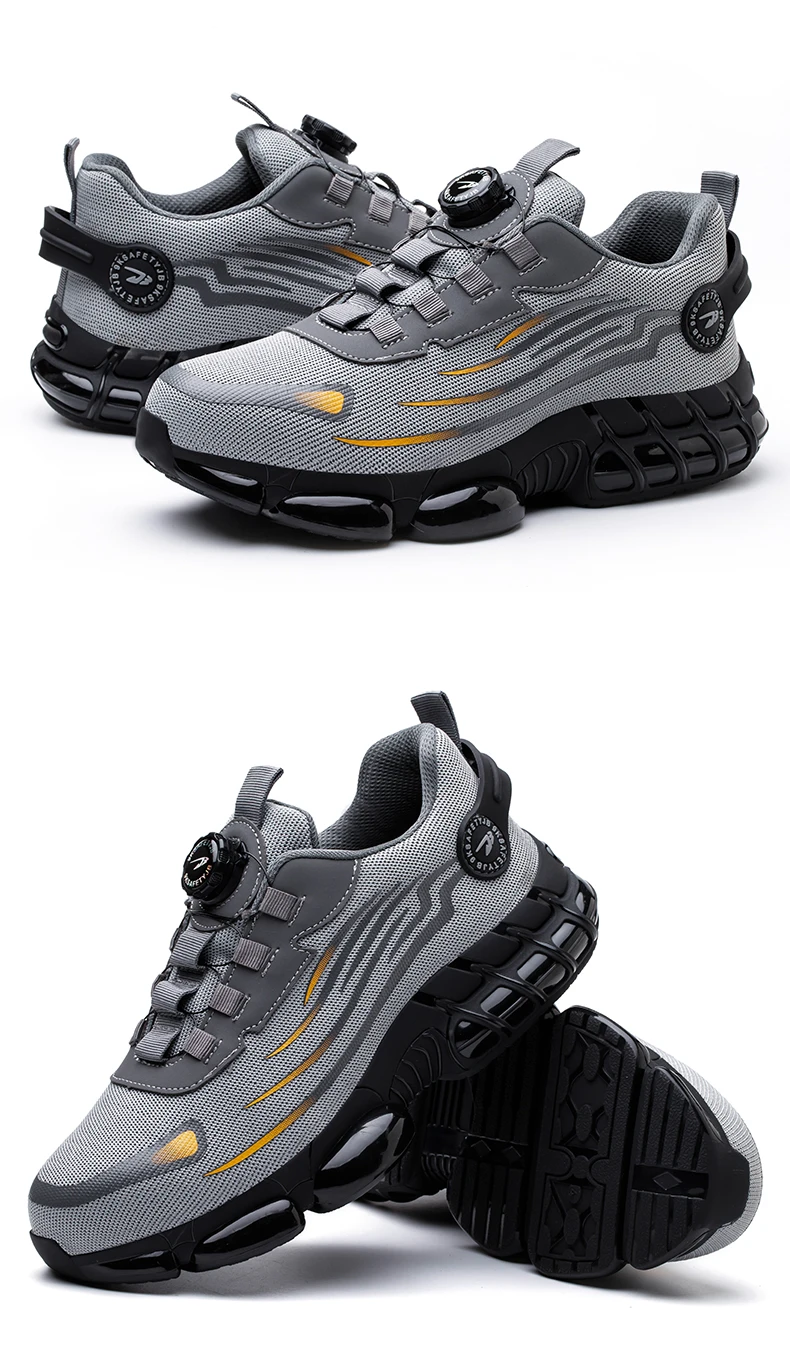 Breathable lace-free soft sole comfortable anti-smash anti-puncture labour insurance shoes