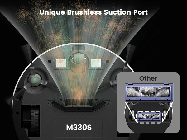 Lefant M330S Robot Vacuum and Mop, Upgraded LiDAR Navigation, 6000Pa Strong Suction , Self-Charge, WiFi/Alexa/APP, Multi-Surface