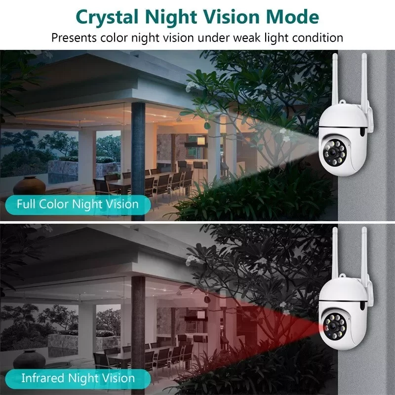 1/4pcs set Video Surveillance Camera System Wireless 5G WiFi Smart Outdoor Night Vision Home Waterproof Security Camera