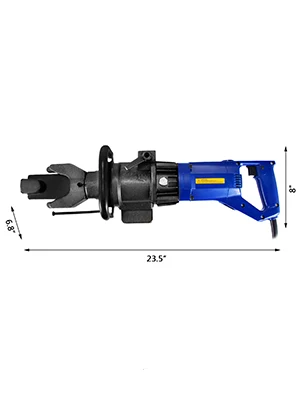 SucceBuy Handheld 800W Electric Hydraulic Rebar Steel Bender 4mm-16mm 110V Bending Speed 5S With Wrench and Spanners RC-16