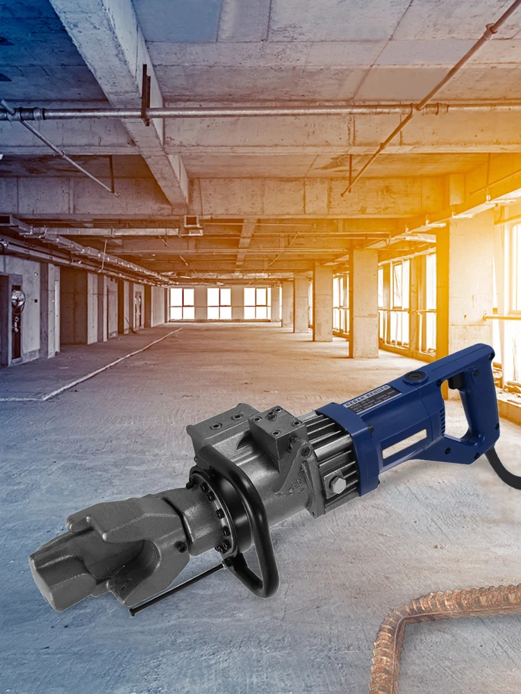SucceBuy Handheld 800W Electric Hydraulic Rebar Steel Bender 4mm-16mm 110V Bending Speed 5S With Wrench and Spanners RC-16