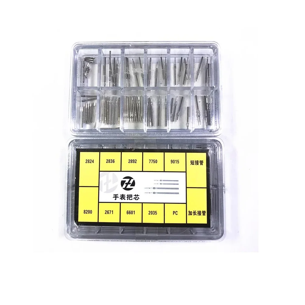 ETA2824 Watch Crown Stem Stainless Steel Watch Stem Replacement Fit ETA 2824 2836 2892 2035 Watch Movement Repair Tool Parts