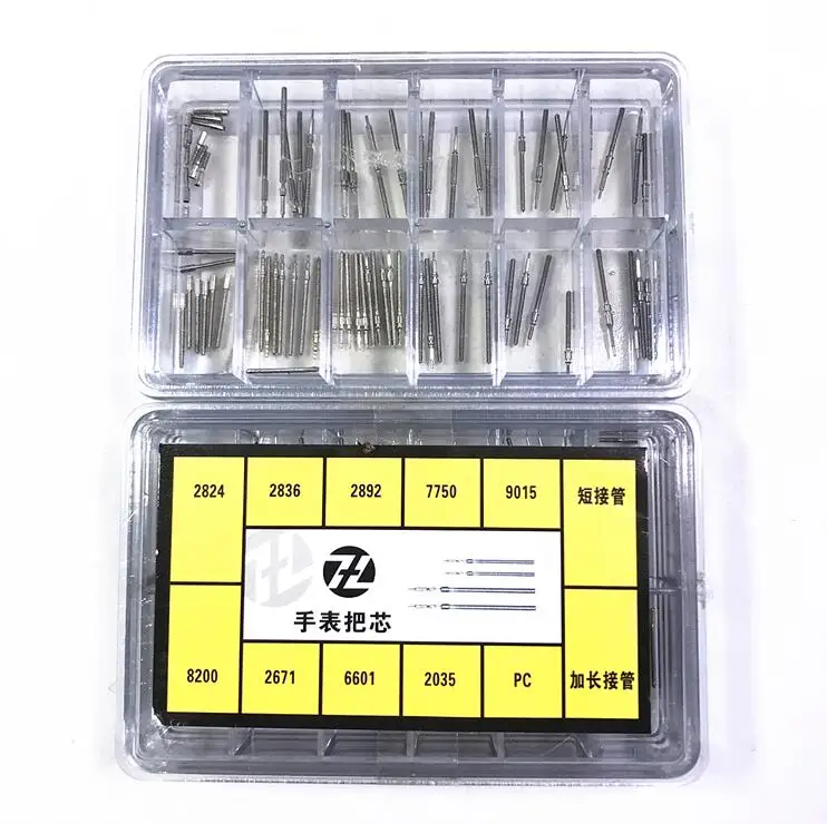 ETA2824 Watch Crown Stem Stainless Steel Watch Stem Replacement Fit ETA 2824 2836 2892 2035 Watch Movement Repair Tool Parts