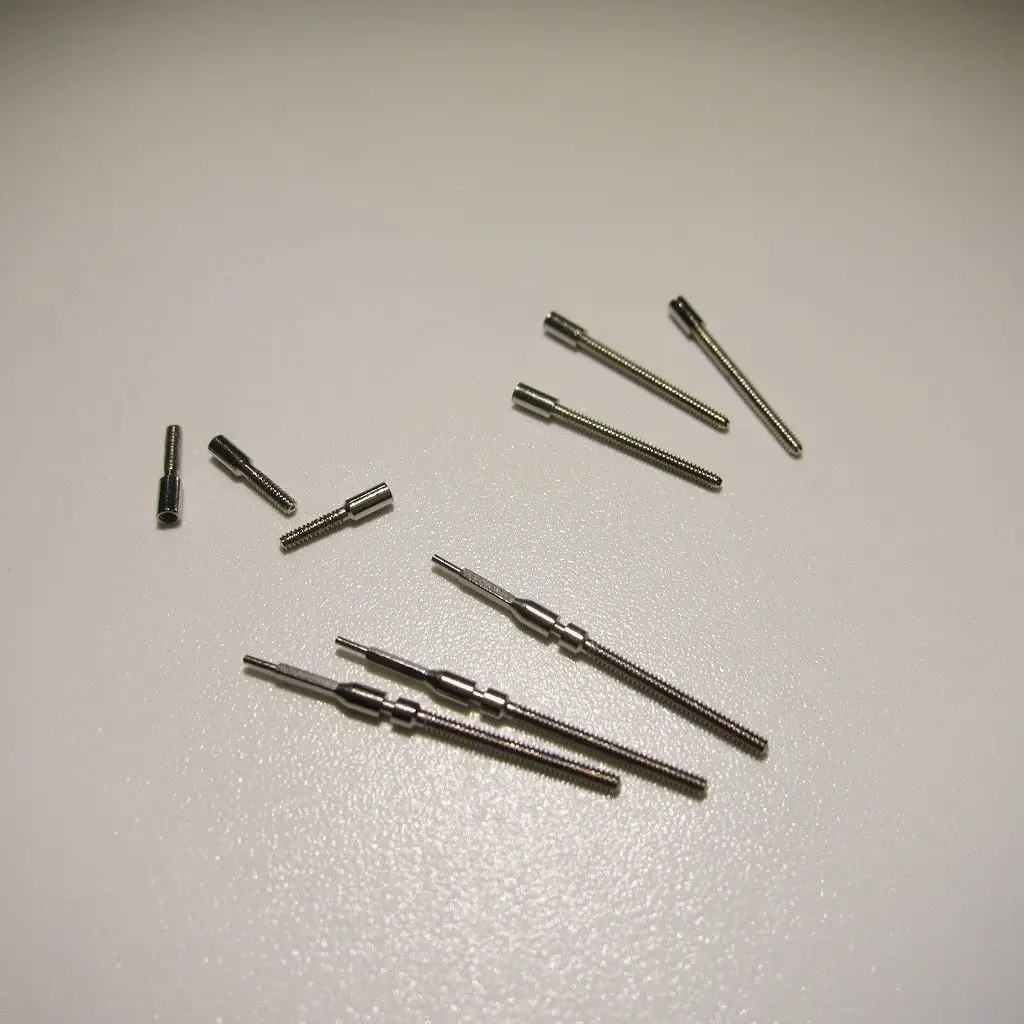ETA2824 Watch Crown Stem Stainless Steel Watch Stem Replacement Fit ETA 2824 2836 2892 2035 Watch Movement Repair Tool Parts