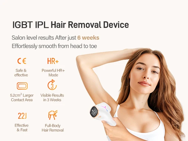 990000 Flashes Hair Removal for Women and Men IPL Hair Removal Body Bikini and Facial Areas Painless Permanent HairRemoval