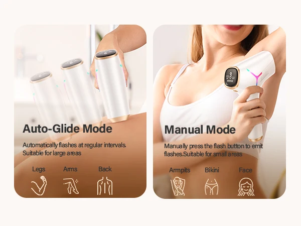 990000 Flashes Hair Removal for Women and Men IPL Hair Removal Body Bikini and Facial Areas Painless Permanent HairRemoval