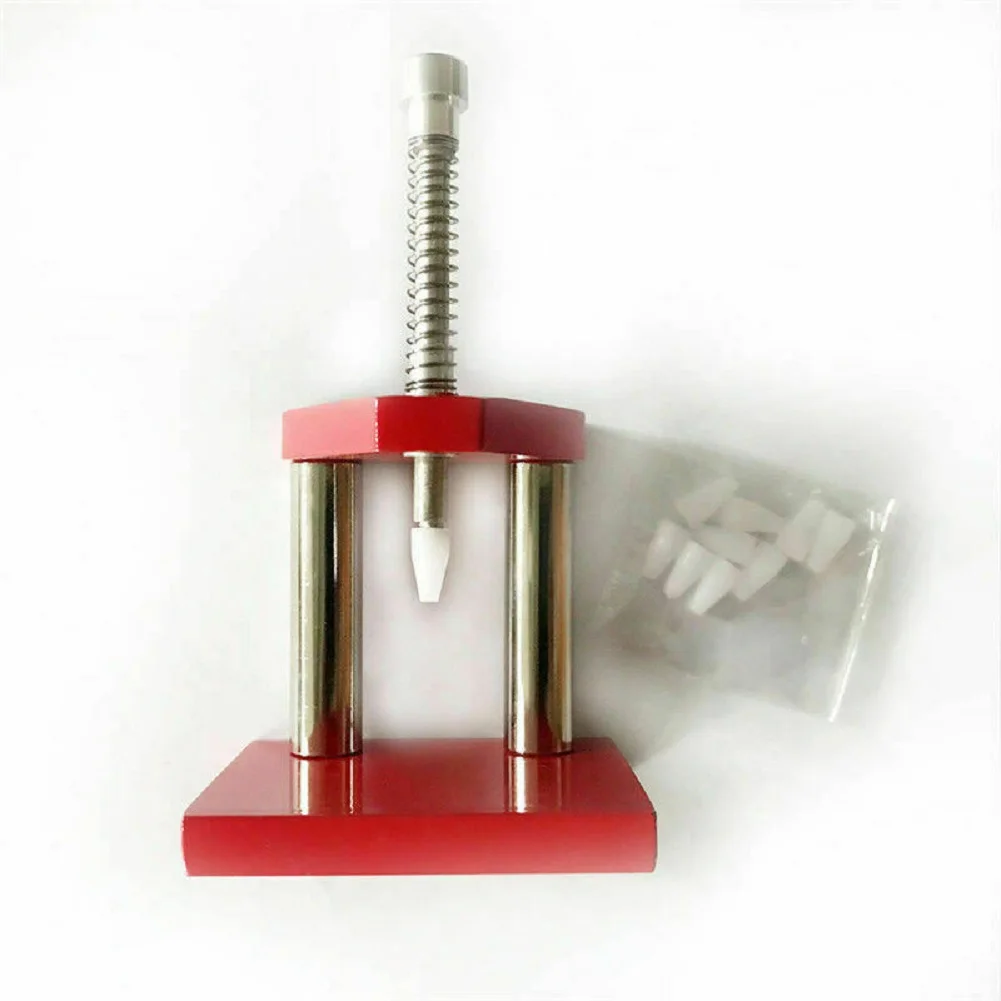 For Watchmaker Watch Manual Needle Extractor Watch Hand Needle Remover Presser Fitting Tool with 6 Plastic Dies Watch Tool