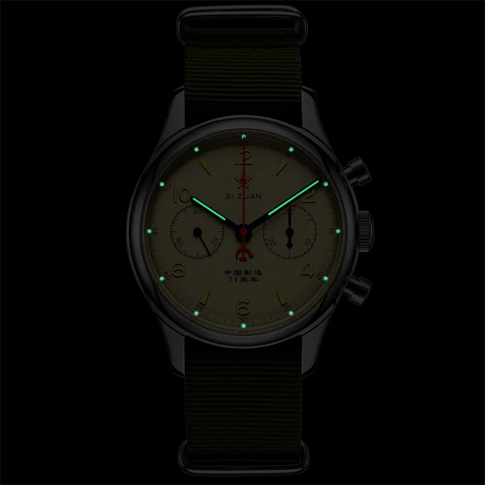 Seakoss Men 1963 Chronograph 38mm 40mm Acrylic Sapphire Glass Luminous Seagull ST1901 Movement Pilot Aviation Mechanical Watches