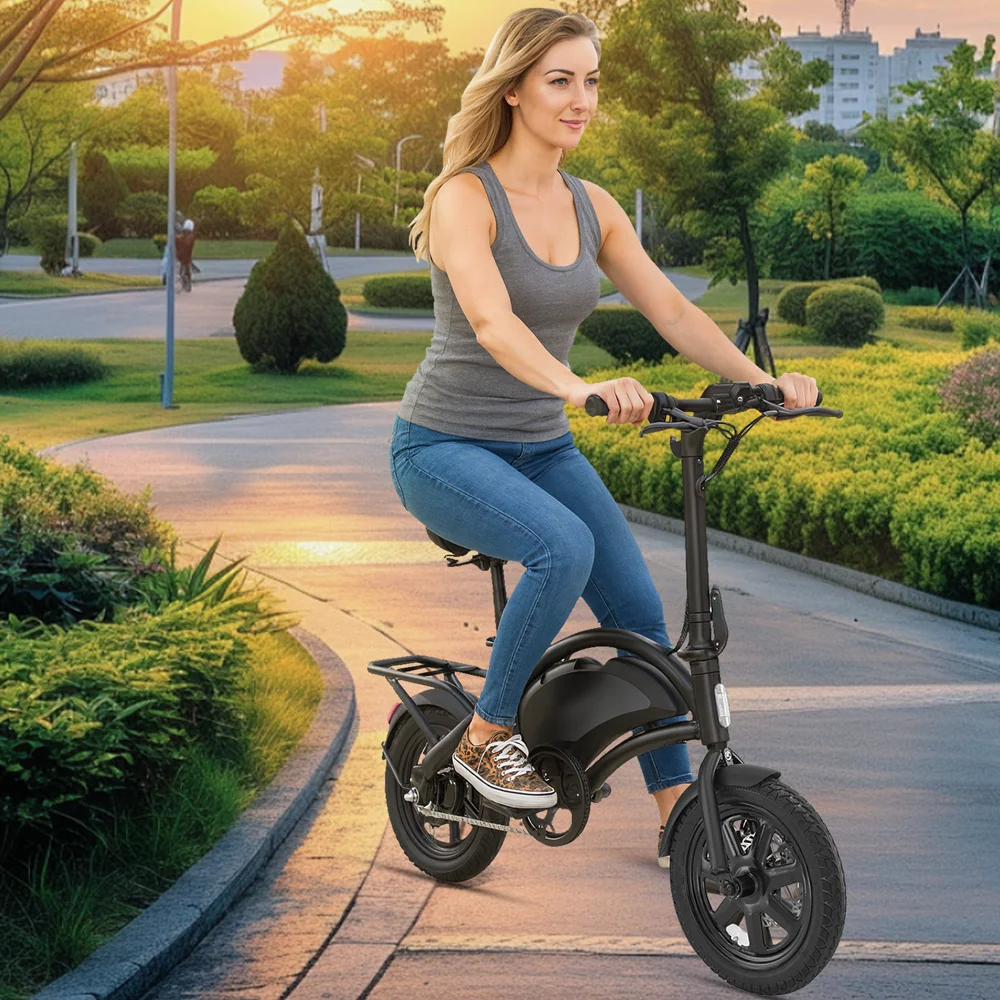 【1 Year Warranty】D3F Electric Bicycle Peak 500W Motor 36V7.8AH Lithium Battery Electric Bike,20mph City E-bike UL2849