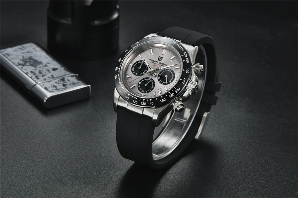 40mm New V2 PAGANI DESIGN Classic fashion Men Quartz Watches Sapphire Retro Chronograph Stainless Steel Waterproof Watch for Men