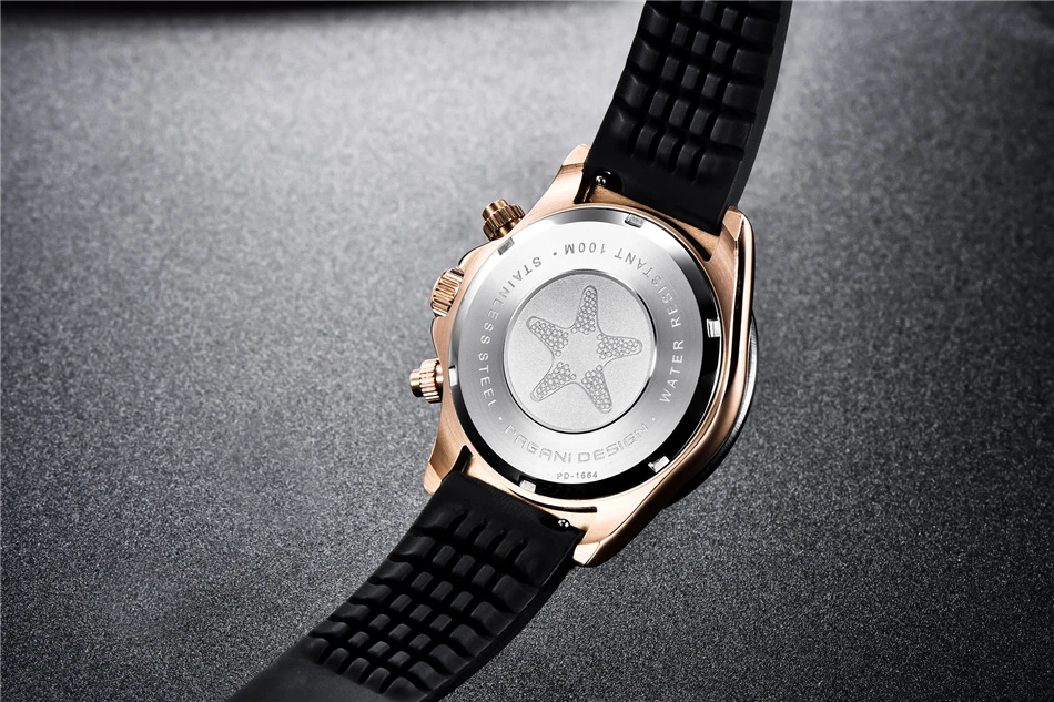 40mm New V2 PAGANI DESIGN Classic fashion Men Quartz Watches Sapphire Retro Chronograph Stainless Steel Waterproof Watch for Men