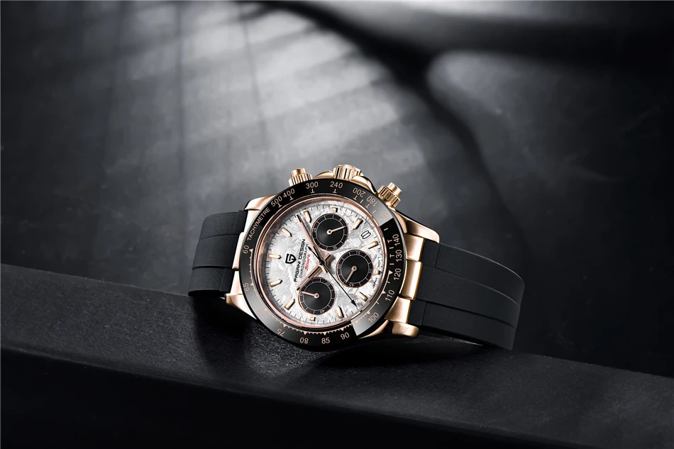 40mm New V2 PAGANI DESIGN Classic fashion Men Quartz Watches Sapphire Retro Chronograph Stainless Steel Waterproof Watch for Men