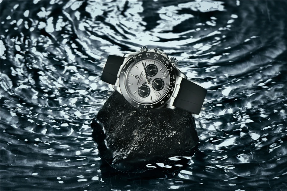 40mm New V2 PAGANI DESIGN Classic fashion Men Quartz Watches Sapphire Retro Chronograph Stainless Steel Waterproof Watch for Men