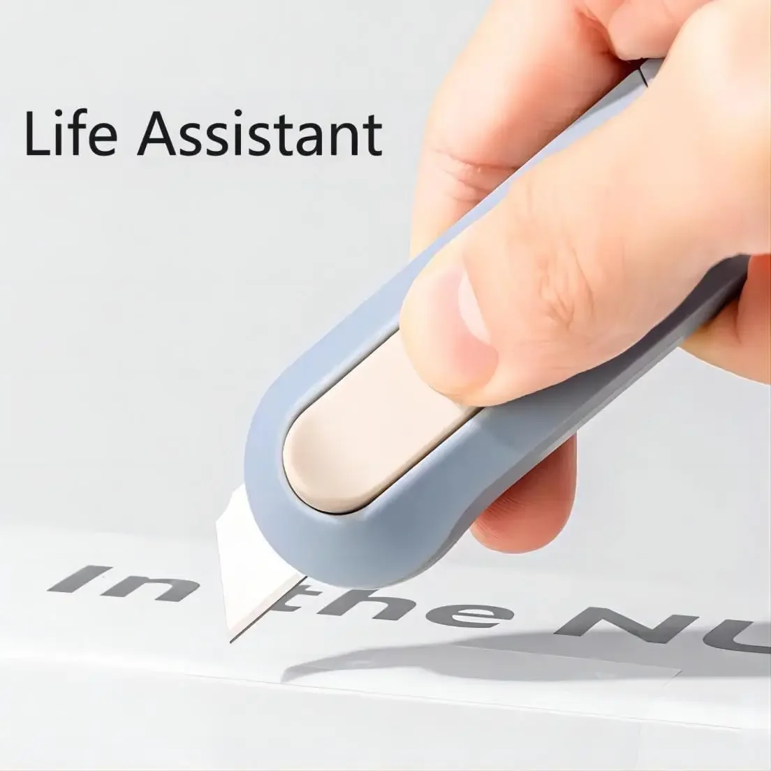 6 Boxes Portable Box Cutter, Retractable Multifunctional Cute Knife for Office, Home, Crafts, Carton, Cardboard, Paper, DIY