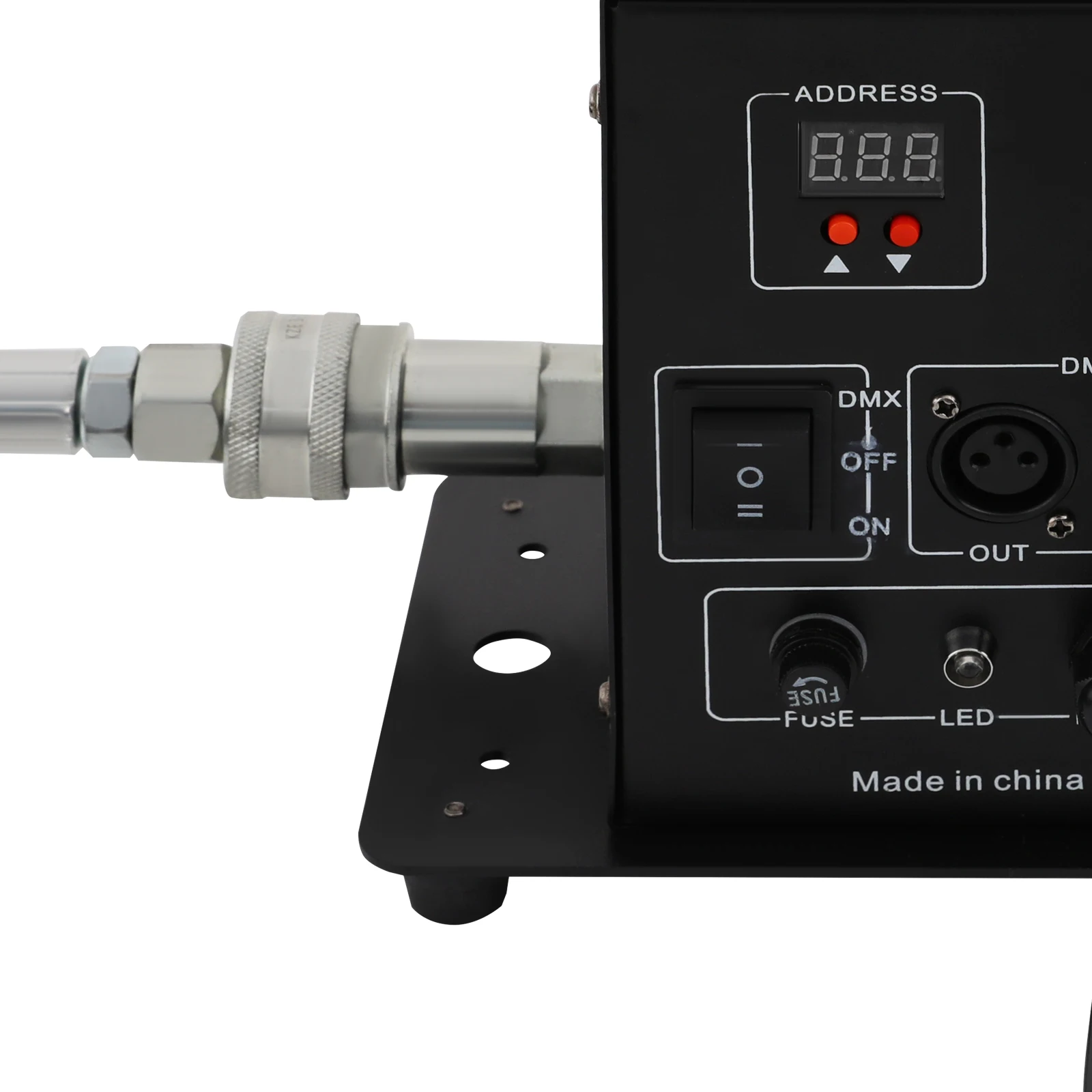 Dual-Nozzle Design 150W CO2 Jet Fog Machine with a 19.69-26.25ft Jetting Distance, Atmosphere Creator for Concerts/Bars/Venues