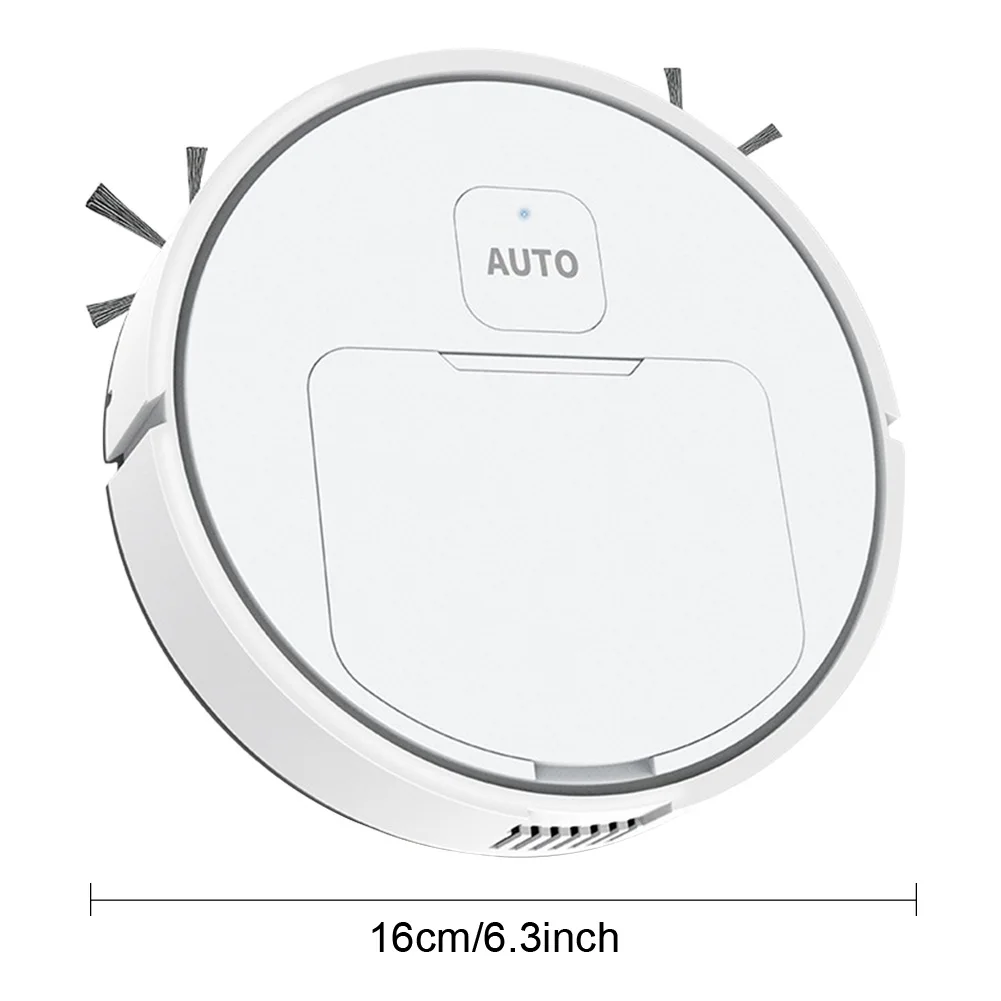 Robotic Vacuum 3-in-1 Cleaner With Integrated Home Sweeping, Mopping Cleaning USB Charging Vacuum Cleaner 1000Pa for Home Floor