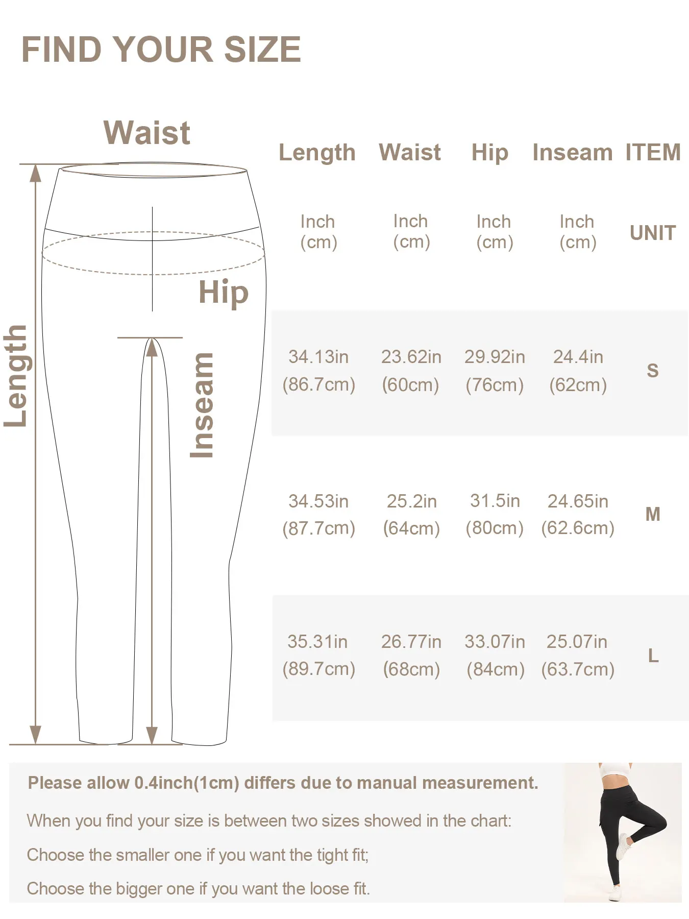 3PCS Women's Solid Color Gym Leggings High Waisted Fitness Yoga Pants Practical Pocket Stretch Outdoors Sports Cargo Styles
