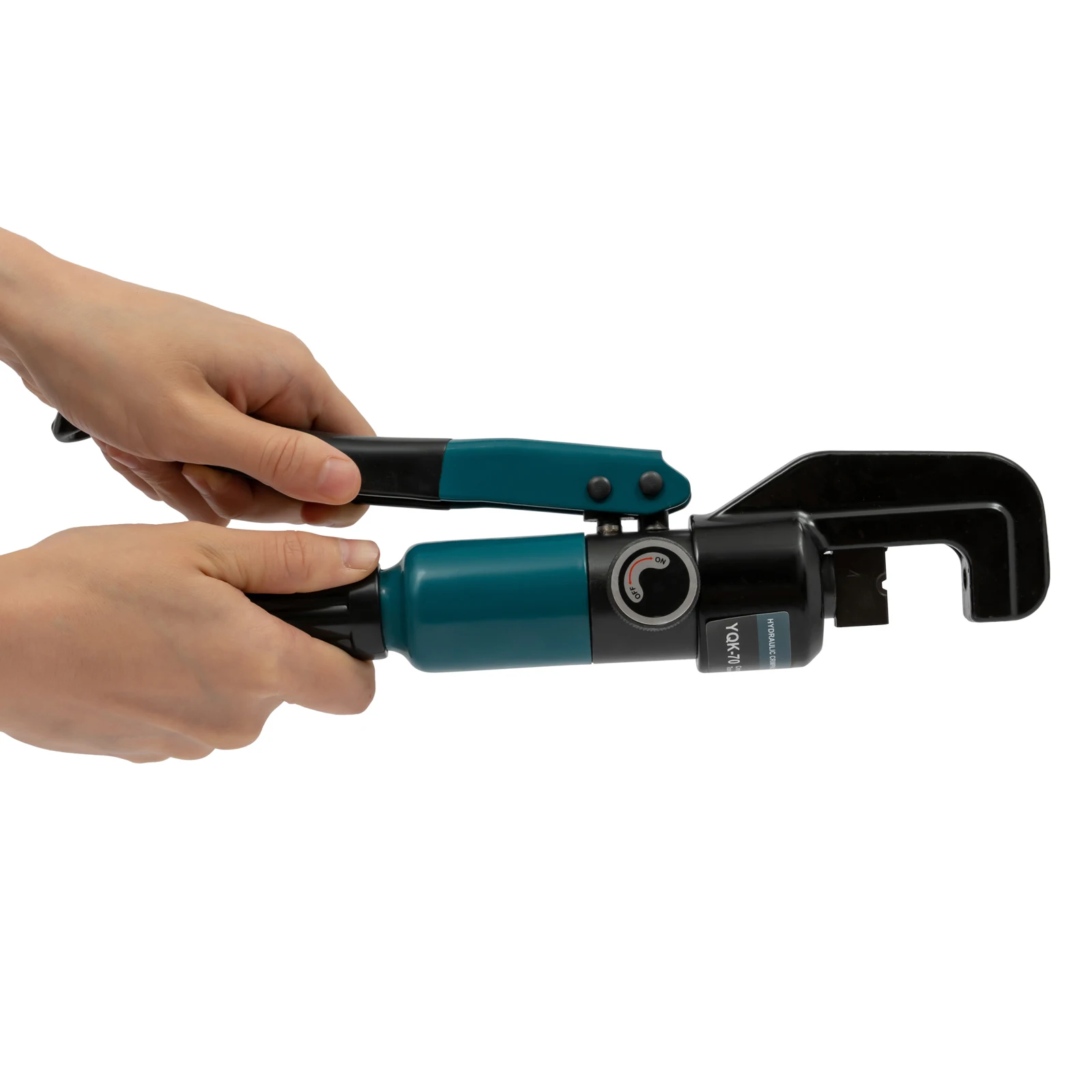 8T Hydraulic Crimping Tool 4-70mm² Wire Crimper Copper Aluminum Terminals with 8 Dies
