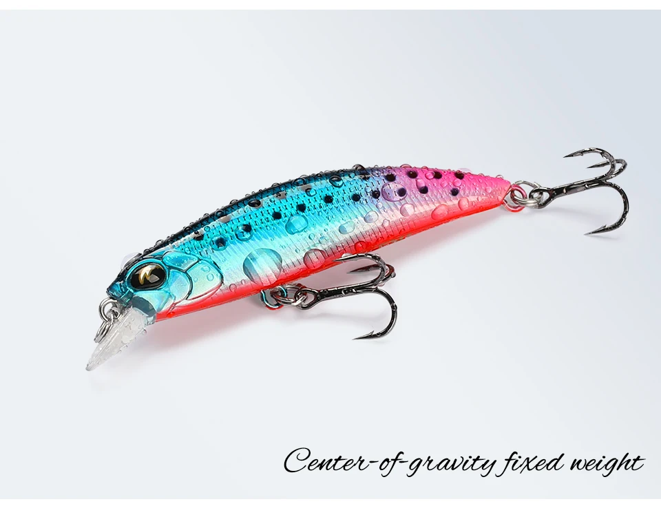 TSURINOYA 60S Sinking Minnow Fishing Lure DW67 60mm 6.1g Artificial Hard Bait Pike Bass Trout Jerkbait River Wobbler Crankbait