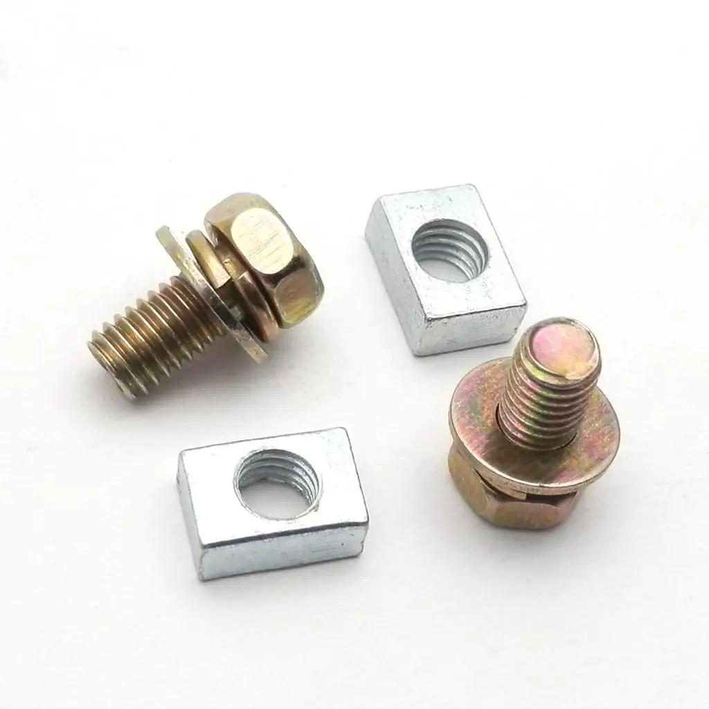 10 Set Universal Motorcycle Scooter ATV Dirt Bike Battery Terminal Nut and Bolt Screws M5x10mm M6x12mm 4Ah 5Ah 6AH 7Ah