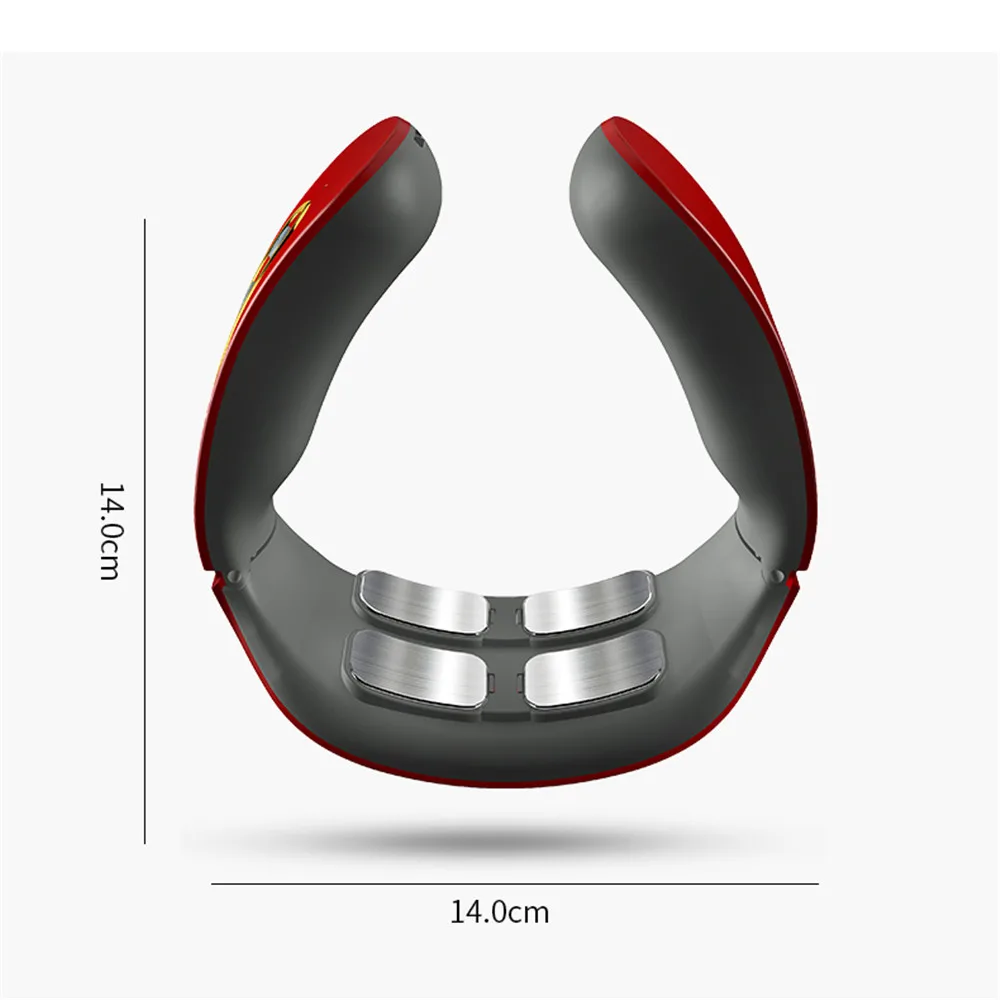 Smart Electric Massage Machine Neck and Shoulder Pulse Massager Kneading TENS Wireless Cervical Vertebra Relax Relief