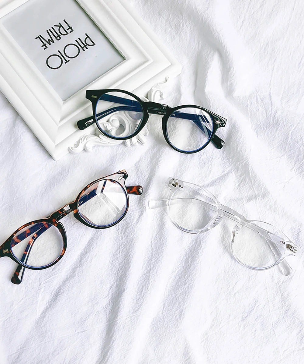 VIVIBEE Small Size Blue Light Filter Glasses Men Leopard Square Frame Gaming UV400 Blue Ray Blocking Computer Women Eyeglasses