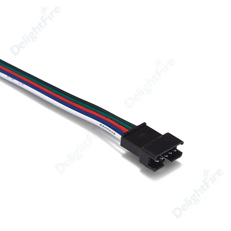 SM RGB LED Strip Connector 22 20AWG 2 3 4 5 6pin 5 10 50 100pair Male Female Wire JST Connector For 3528 5050 RGB RGBW LED Strip