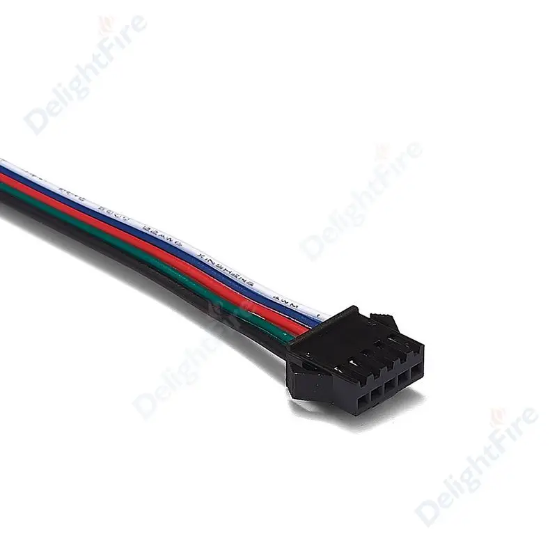 SM RGB LED Strip Connector 22 20AWG 2 3 4 5 6pin 5 10 50 100pair Male Female Wire JST Connector For 3528 5050 RGB RGBW LED Strip