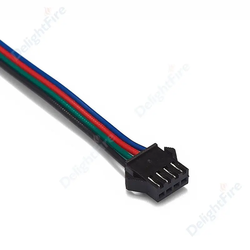 SM RGB LED Strip Connector 22 20AWG 2 3 4 5 6pin 5 10 50 100pair Male Female Wire JST Connector For 3528 5050 RGB RGBW LED Strip