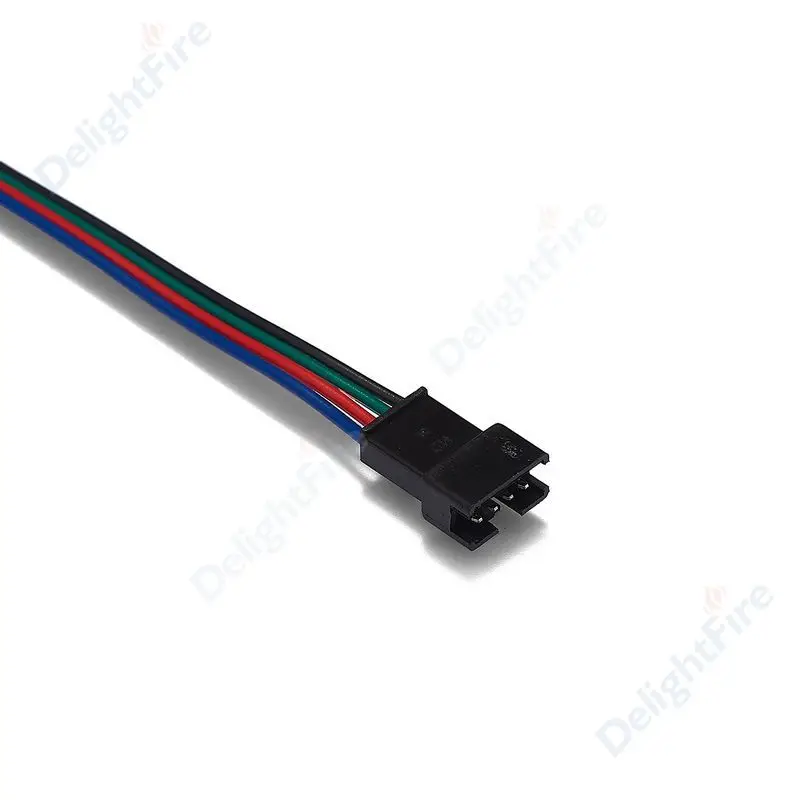 SM RGB LED Strip Connector 22 20AWG 2 3 4 5 6pin 5 10 50 100pair Male Female Wire JST Connector For 3528 5050 RGB RGBW LED Strip