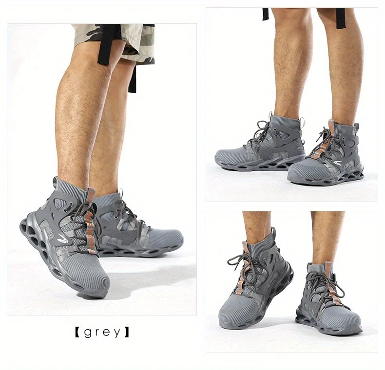 Fashionable Breathable Anti-Smash and Anti-Puncture Safety Shoes