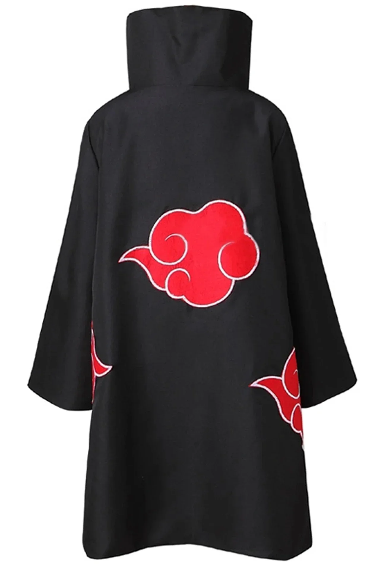 Anime Akatsuki Cloak Cosplay Long Black Robe Capes Uchiha Itachi Ring Headband Gifts Sasuke Cloak Robe Cape Halloween