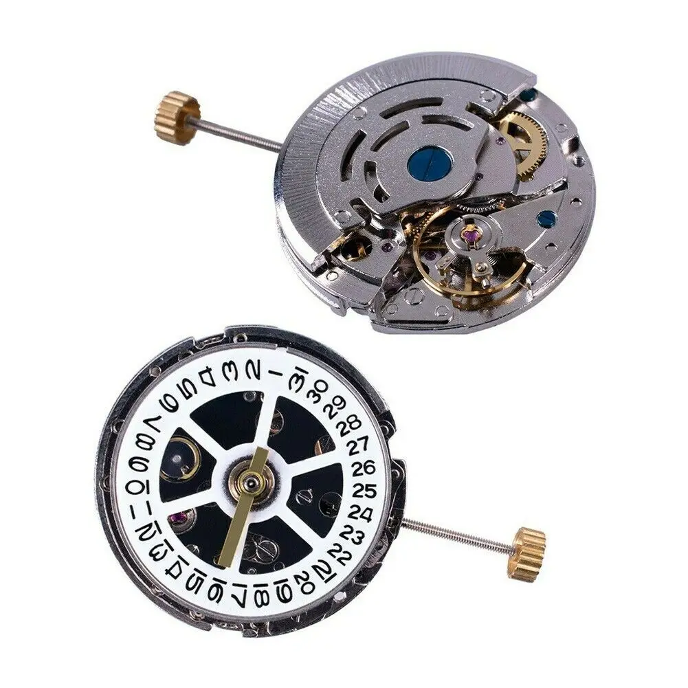 2813 Watch Movement Watch Repair Tool Calendar Display Automatic Mechanical Watch Movement Replacement Part for Watchmaker