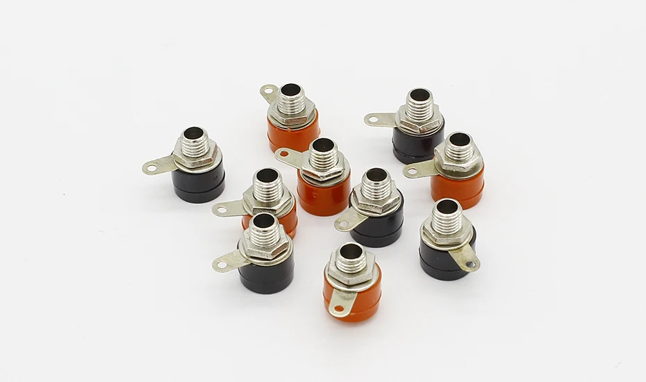 10pcs/lot 4mm banana binding post 4mm banana socket