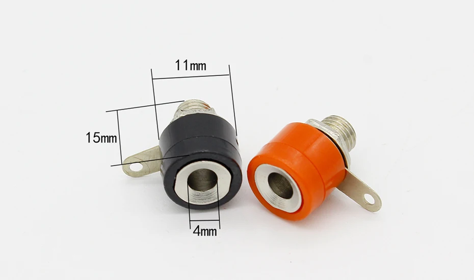 10pcs/lot 4mm banana binding post 4mm banana socket
