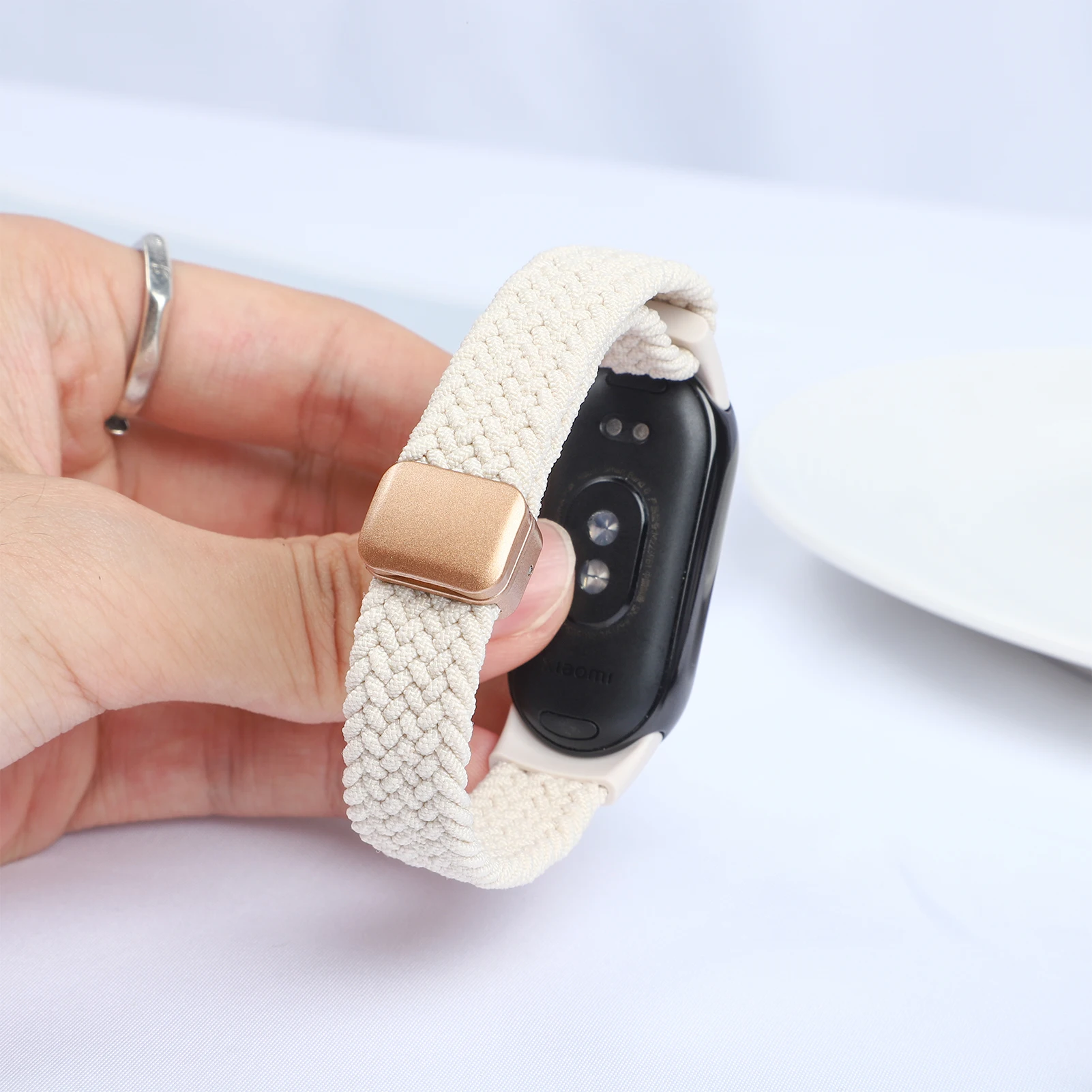 Magnetic Braided Strap for Xiaomi Mi Band 10 Accessories Breathable Nylon Bracelet Belt Pulseira Correas Xiaomi Mi Band 9 8 2026