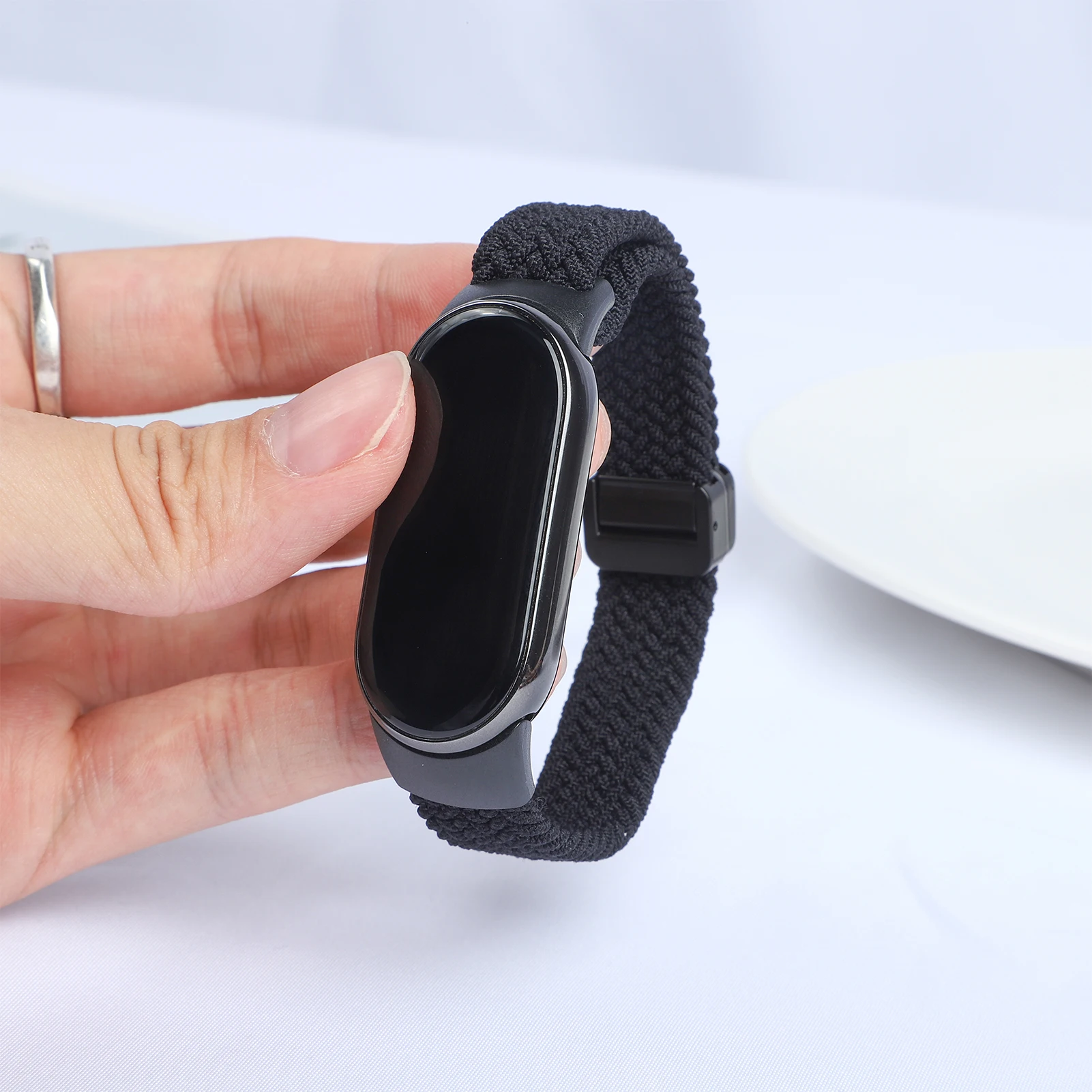 Magnetic Braided Strap for Xiaomi Mi Band 10 Accessories Breathable Nylon Bracelet Belt Pulseira Correas Xiaomi Mi Band 9 8 2026