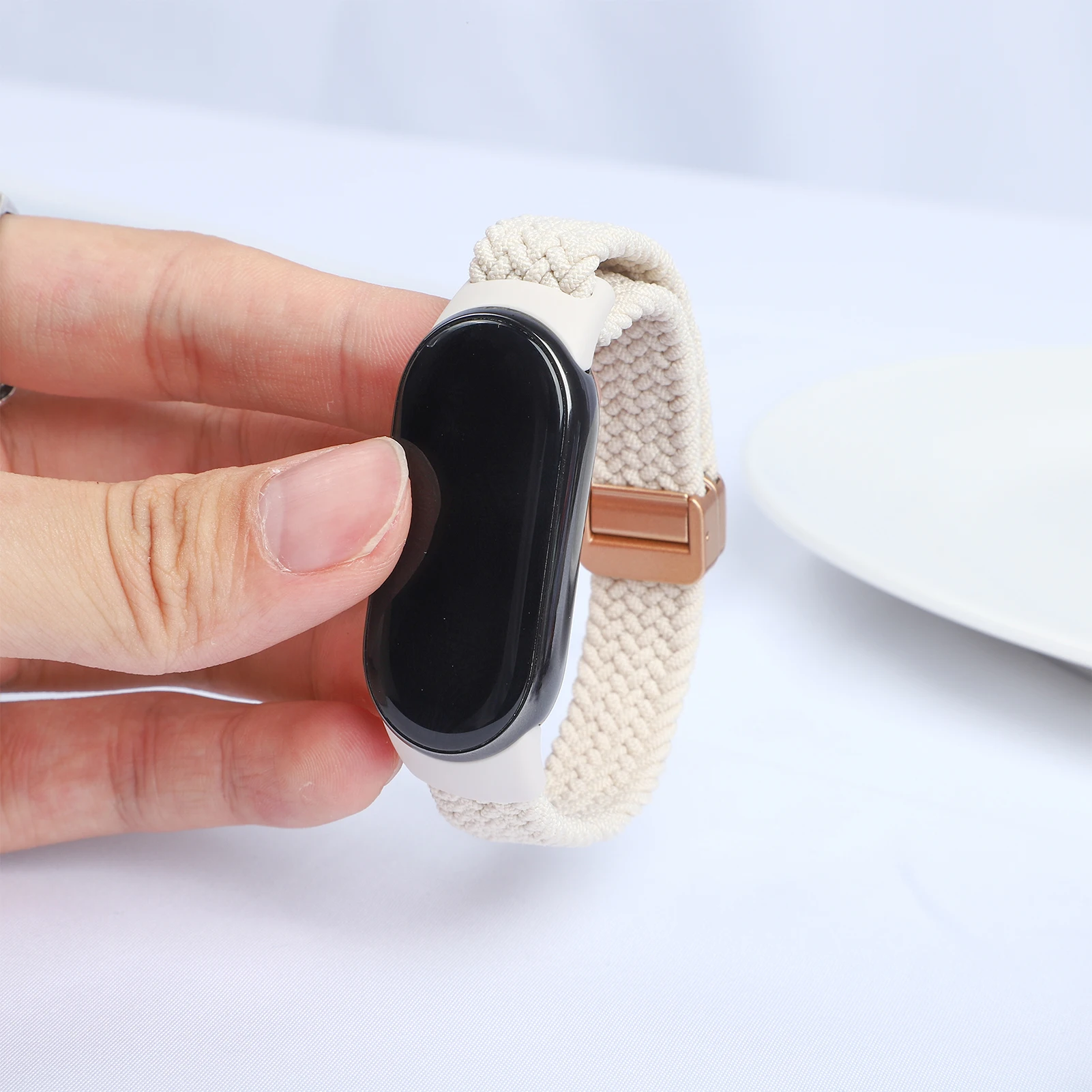 Magnetic Braided Strap for Xiaomi Mi Band 10 Accessories Breathable Nylon Bracelet Belt Pulseira Correas Xiaomi Mi Band 9 8 2026