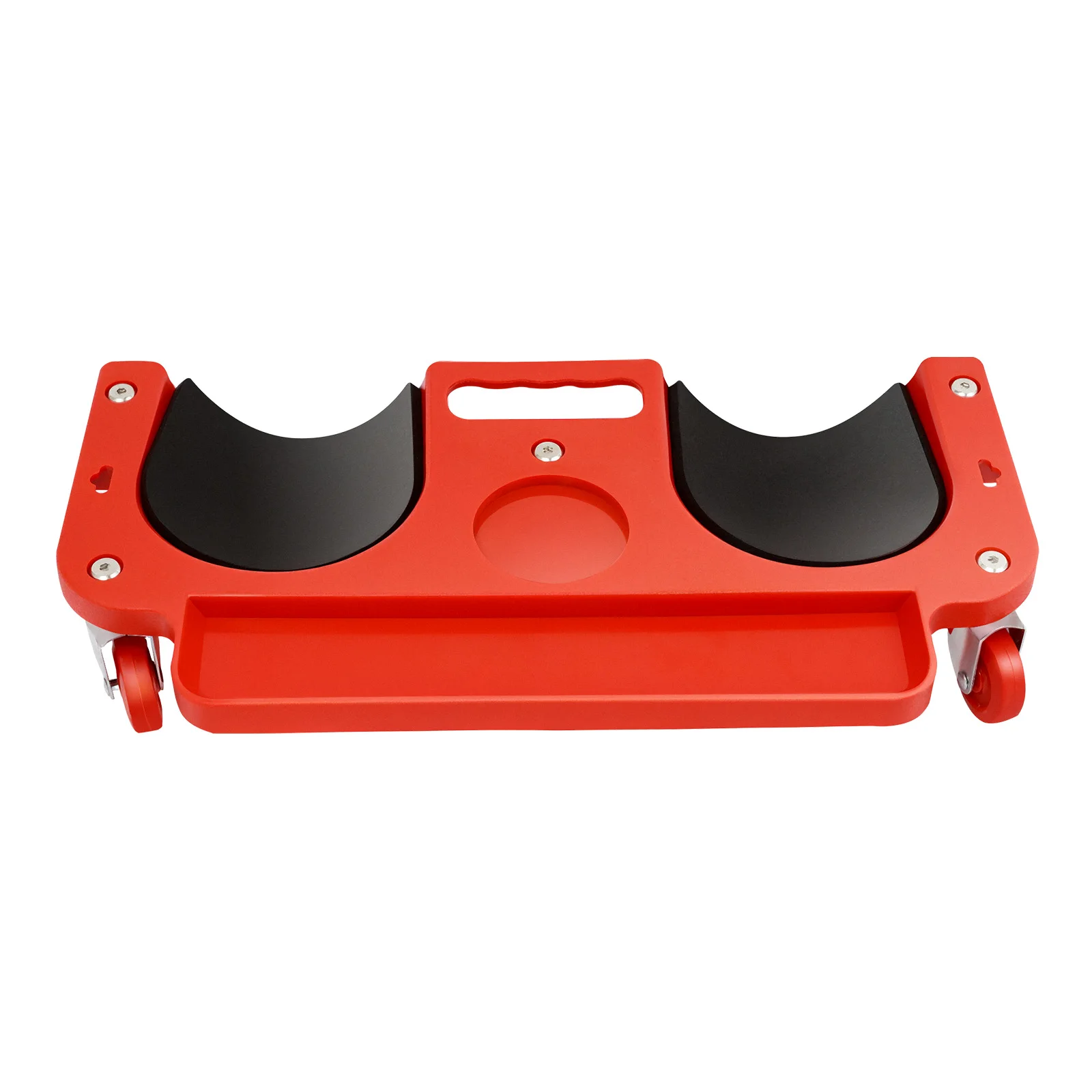 Rolling Knee Pad with Tool Tray, Sponge Cushioned Movable Knee Dolly with 5 Swivel Wheels for Gardening Tile Laying