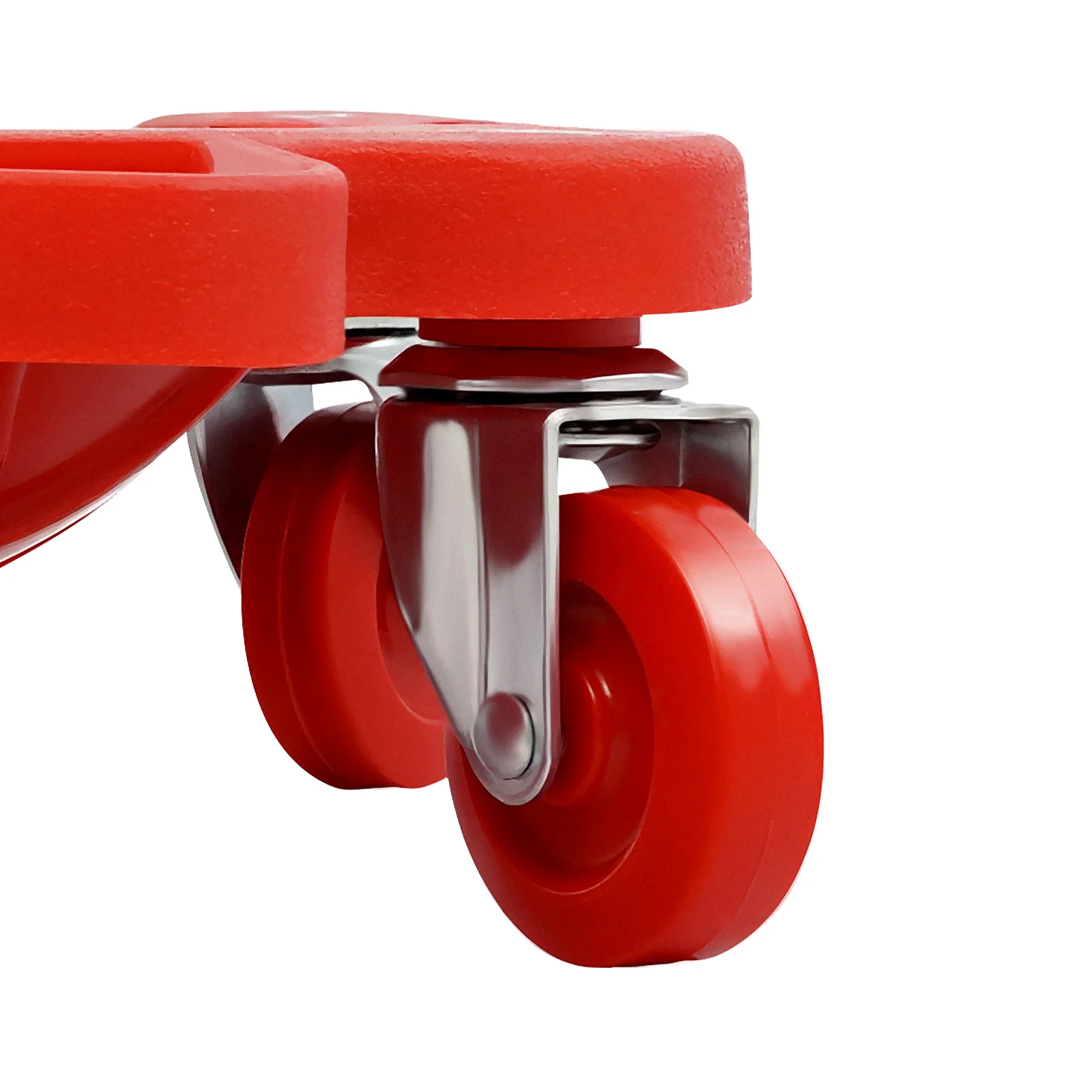 Rolling Knee Pad with Tool Tray, Sponge Cushioned Movable Knee Dolly with 5 Swivel Wheels for Gardening Tile Laying