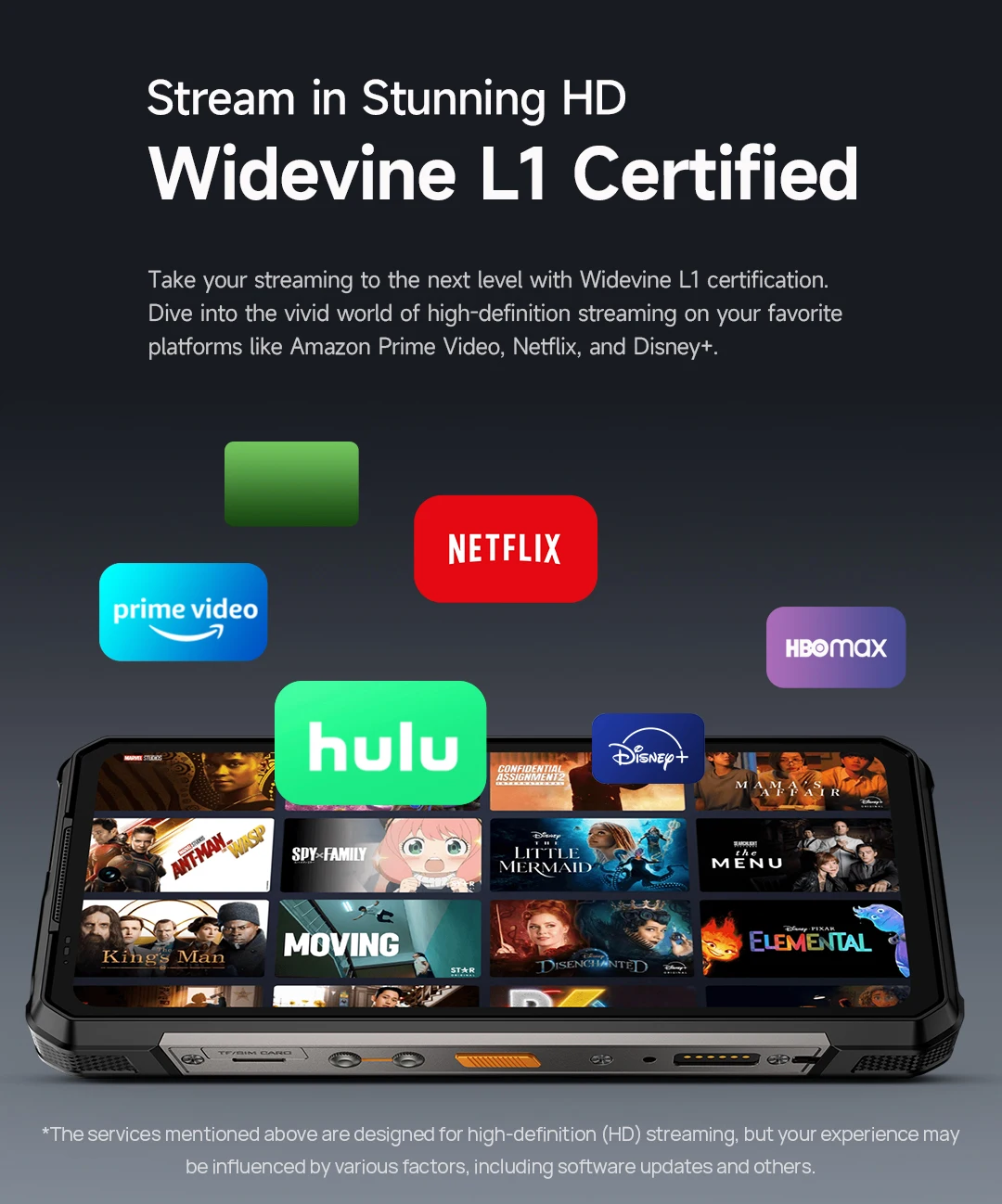 Ulefone Armor 34 Pro Plus 5G AI Rugged Phone 6.95" 25500mAh 32GB+512GB Built-in Projector 120Hz NFC Dimensity 7400X Smartphone