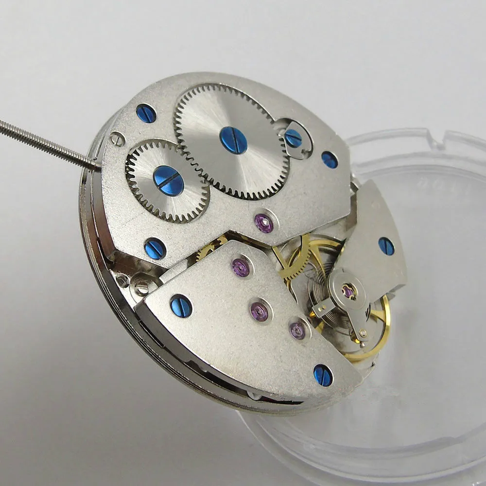 6498 2-Hands 17 Jewels Mechanical Hand Winding Watch Movement for ETA6489 Small Second At 6 O'clock Watch Movement Replacment