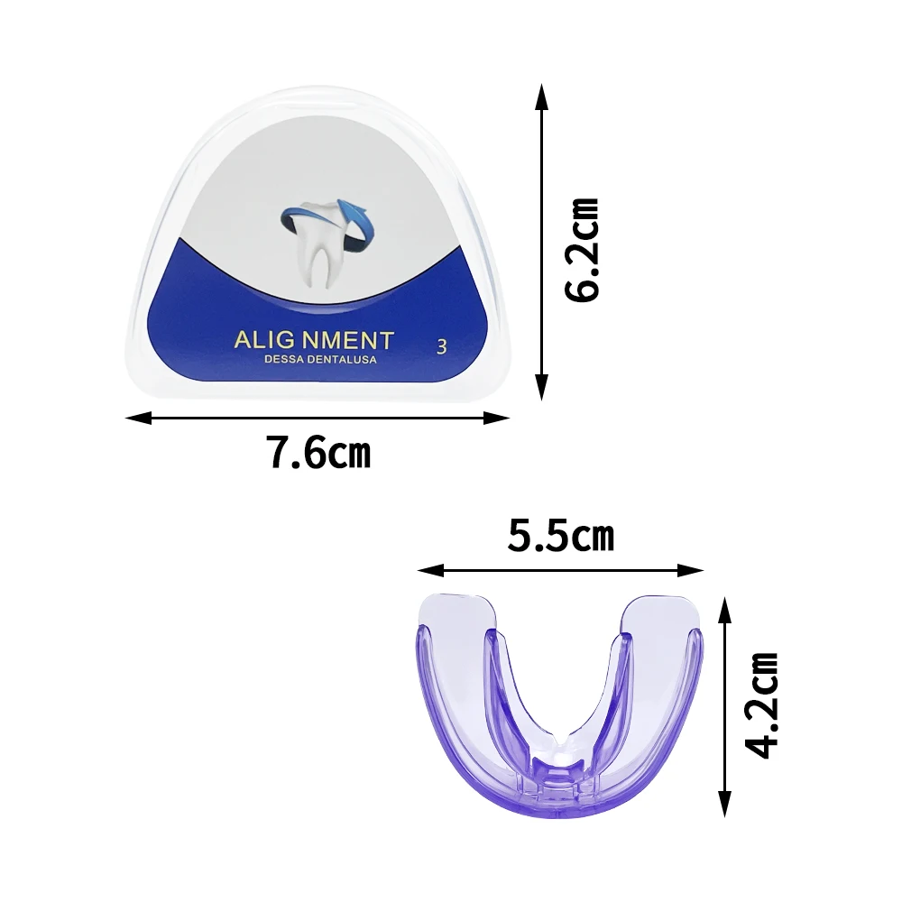 Orthodontic Braces Dental Braces Smile Teeth Alignment Trainer Instanted Silicone Teeth Retainer Mouth Guard Braces Tooth 2026