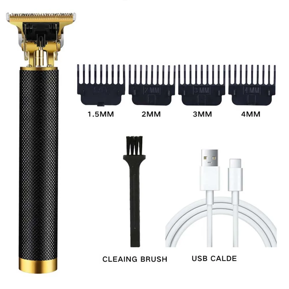 USB Rechargeable Electric Hair Clipper, Cordless Hair Trimmer Set For Hair Cutting, Professional Trimmer Shaver Trimmer Beard