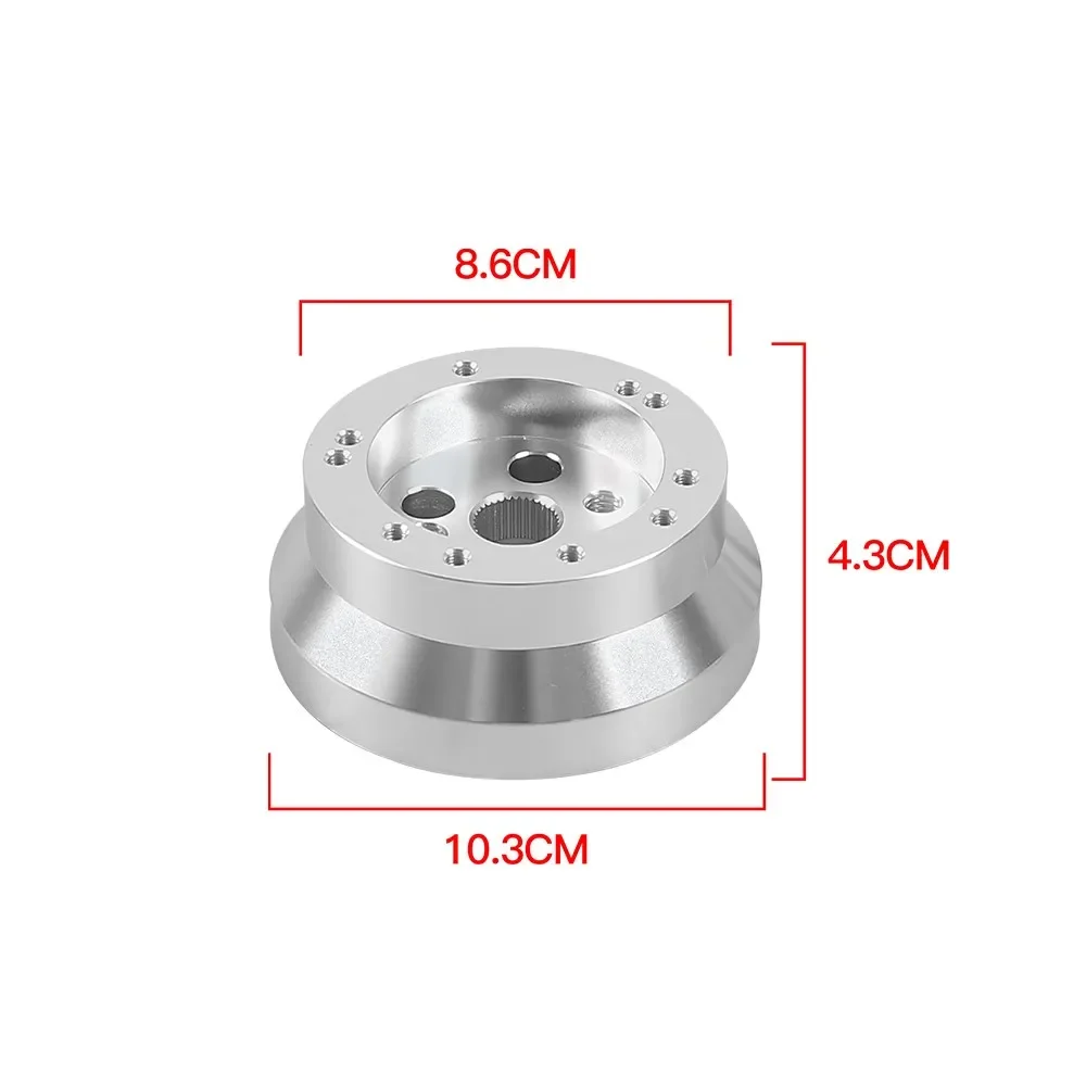 New 5 6 Hole Car Steering Wheel Hub Adapter Polished Short Hub Connector Kit Aluminum Car Accessories for Chevrolet GMC Pontiac