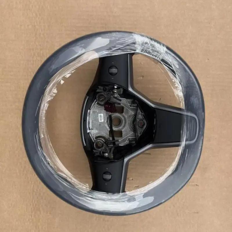 Heated Steering Wheel PU Leather Car Steering Wheel with Heating Function 1490214-00-B For Tesla Model 3 Model Y 2017-2023