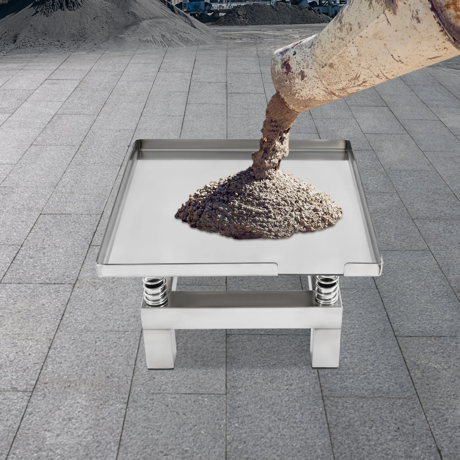 Concrete Vibrating Table for Test Blocks 50W Vibration Machine Lab Construction Materials Testing Equipment EU/US Standard